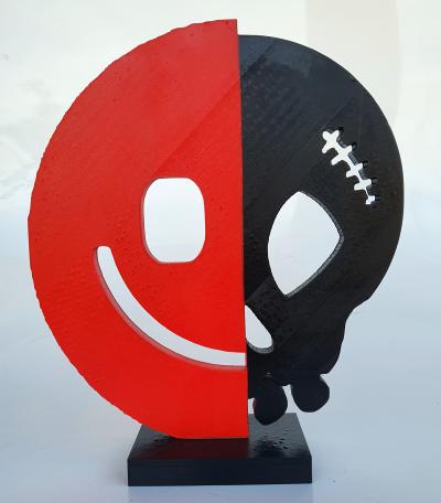 PYB - Smiley Crane, 2022 - Sculpture 2