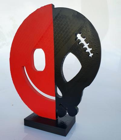 PYB - Smiley Crane, 2022 - Sculpture 2