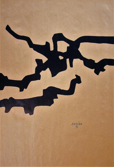 Eduardo CHILLIDA (d’après) - Composition abstraite, 1980 - Lithographie offset 2