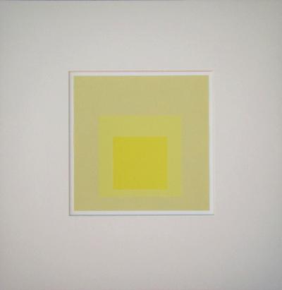 Josef ALBERS (d’après) - Hommage au Carré, 1964 - Sérigraphie en couleurs 2