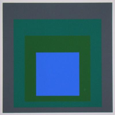 Josef ALBERS (d'après) - Hommage au Carré, 1973 - Sérigraphie en couleurs 2