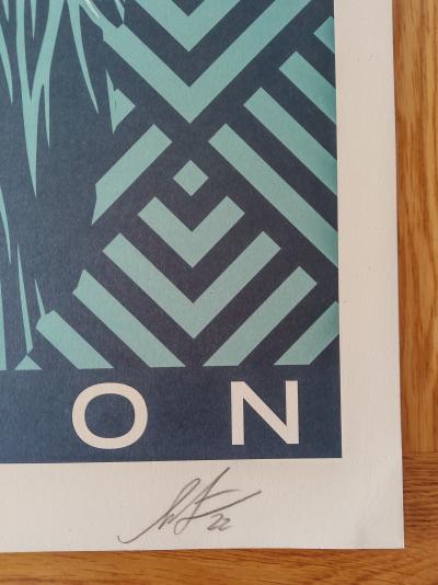 Shepard FAIREY (Obey) - Reenvision  - Impression offset signée au crayon 2
