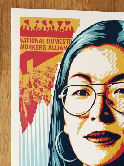 Shepard FAIREY (Obey) - Reenvision  - Impression offset signée au crayon 2