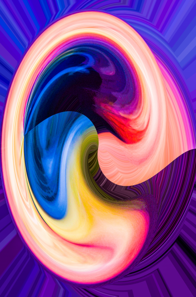 Gaudi .C - Auriculaire abstrait (2017) - impression numérique 2