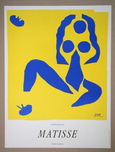 Henri MATISSE (d’après) - La Grenouille, 1988 - Sérigraphie monogrammée 2