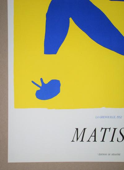 Henri MATISSE (d’après) - La Grenouille, 1988 - Sérigraphie monogrammée 2