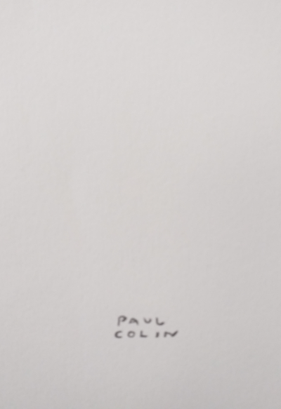 PAUL COLIN - EL TUMULTÓN NEGRO Litografía sobre papel 2