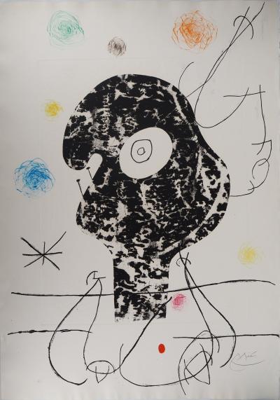 Joan Miro - Cyclope dans les étoiles (Emehpylop) - Gravure originale, Signée 2