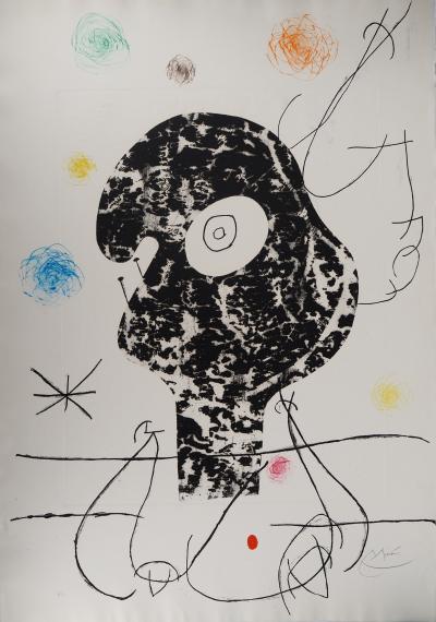 Joan Miro - Cyclope dans les étoiles (Emehpylop) - Gravure originale, Signée 2