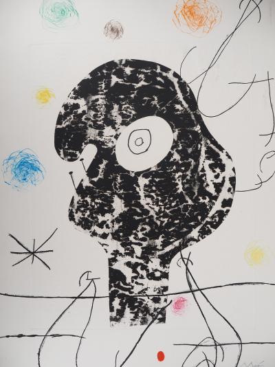 Joan Miro - Cyclope dans les étoiles (Emehpylop) - Gravure originale, Signée 2