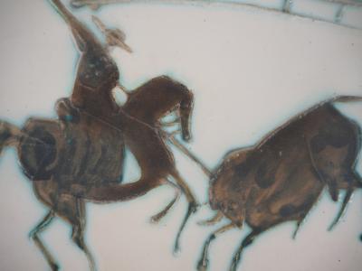 Pablo Picasso - Taureau et Picador - Céramique Originale, Atelier Madoura 2