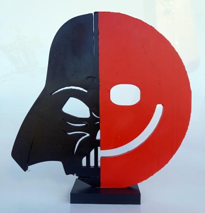 PYB - Smiley Darth Vader, 2022 - Sculpture 2