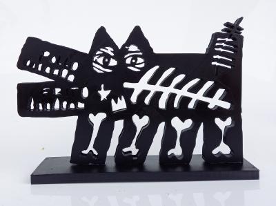 PyB - Dog Haring Basquiat , 2022 - Sculpture 2