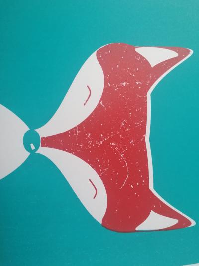 Noémie VARET - Renard rouge, 2021 - Lithographie 2