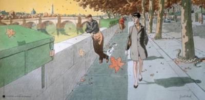 André Juillard - A view of the Eiffel Tower - Poster 2