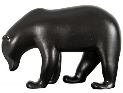 François Pompon (d’après) - Petit Ours brun – Sculpture en résine, patinée à la main 2