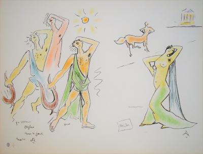 Jean COCTEAU - Orphée et Eurydice, 1950 - Lithographie originale signée 2