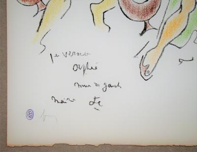 Jean COCTEAU - Orphée et Eurydice, 1950 - Lithographie originale signée 2