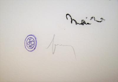 Jean COCTEAU - Orphée et Eurydice, 1950 - Lithographie originale signée 2