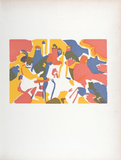 Wassily KANDINSKY - Oriental, Klänge, 1974 - Woodcut in colors on wove paper. 2