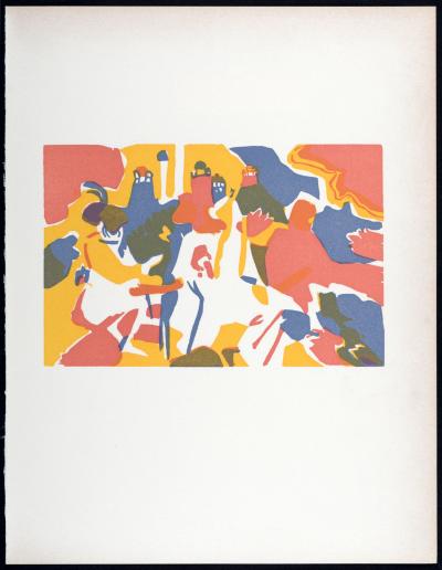 Wassily KANDINSKY - Oriental, Klänge, 1974 - Woodcut in colors on wove paper. 2