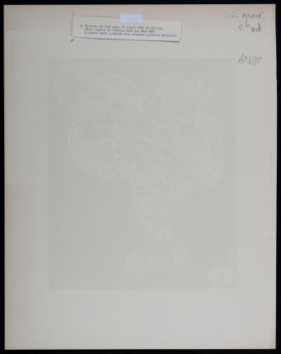 Wassily KANDINSKY - Dix Origin, 1974 - Gravure sur bois en noir et blanc sur papier vélin. 2