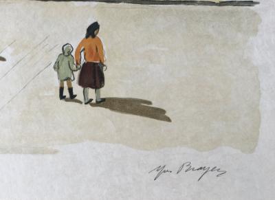 Yves BRAYER - Moscou, la Place Rouge, 1976 - Lithographie originale signée au crayon 2