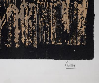 CESAR - Arrachage, c. 1962  Original lithograph on Arches paper - Hand-signed & numbered 2