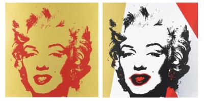 Andy WaRHOL (d’après) - Golden Marilyn Portfolio - 10 sérigraphies couleur 2