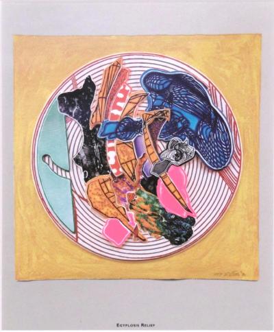 Frank STELLA - Egyplosif Relief, 1996 - Lithographie et impression offset sur papier 2