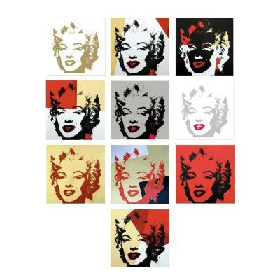 Andy WaRHOL (d’après) - Golden Marilyn Portfolio - 10 sérigraphies couleur 2