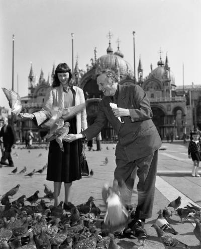 Marc Chagall à Venise, 1948 - Tirage argentique 2