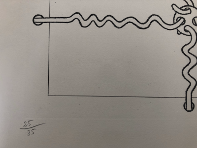Eduardo ARROYO (1937-2018) - Composition au poisson, 1989, Lithographie numérotée 25/35 et signée au crayon par l’artiste 2