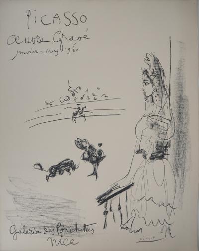 Pablo Picasso - La femme du Torero - Lithographie originale, signée 2