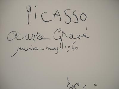 Pablo Picasso - La femme du Torero - Lithographie originale, signée 2