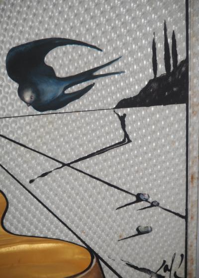 Salvador Dali - Tristan et Iseult : La coupe aux deux visage, 1972 - Lithographie originale signée 2