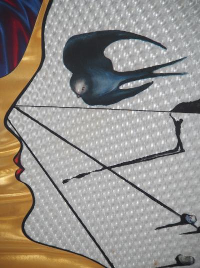 Salvador Dali - Tristan et Iseult : La coupe aux deux visage, 1972 - Lithographie originale signée 2
