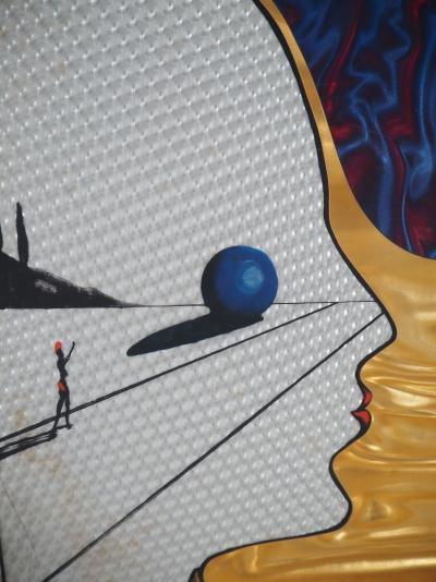 Salvador Dali - Tristan et Iseult : La coupe aux deux visage, 1972 - Lithographie originale signée 2