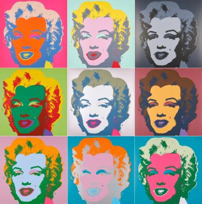 Andy WARHOL (d’après) - Marilyn Portfolio - 10 sérigraphies couleur 2