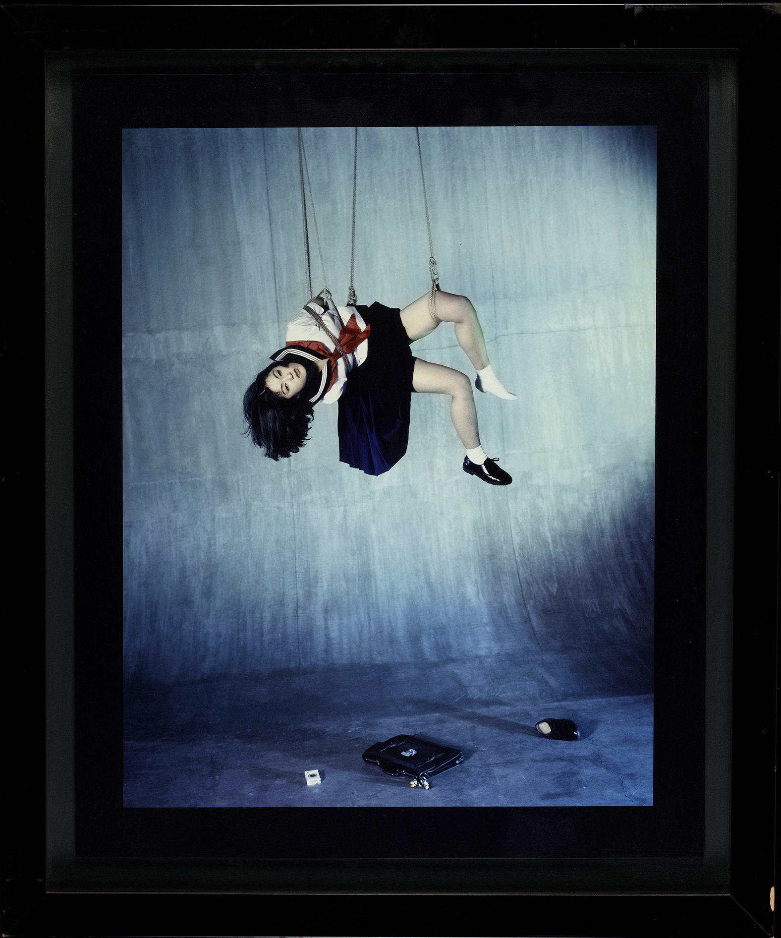 Nobuyoshi ARAKI - Hanging School Girl, ca 1995-2003 - Photography