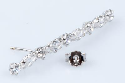 Boucles d’oreilles en or blanc 18 carats 2
