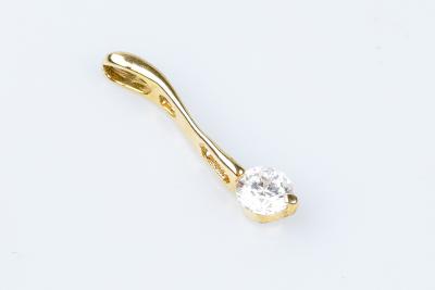 Pendentif en or jaune 18 carats 2