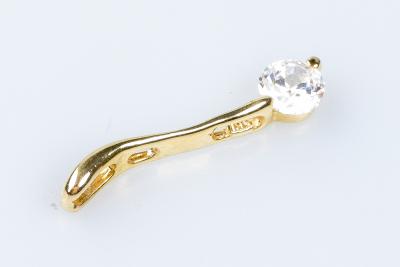Pendentif en or jaune 18 carats 2