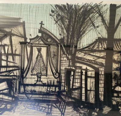 Bernard Buffet - Dans la Montagne    Lithographie signée et numerotée  1990 2