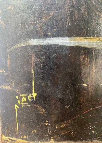 Pierre Piget - Composition - Huile sur isorel 2