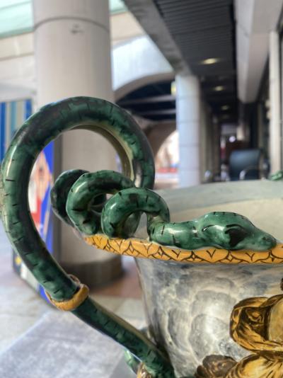 Vase majolica 2