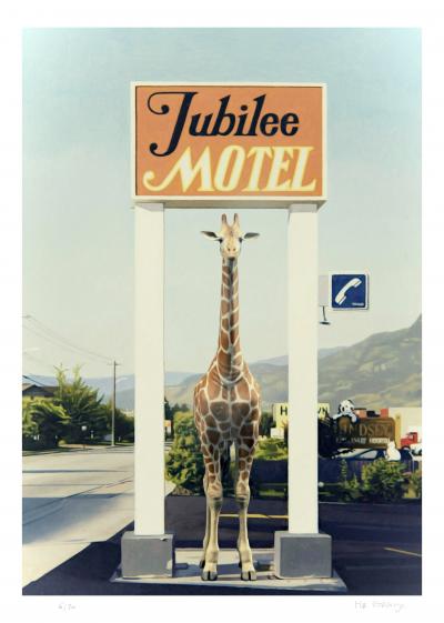 Mr Strange - Jubilee Motel - 2020 - Photomanipulation sur papier Hanhemühle. 2