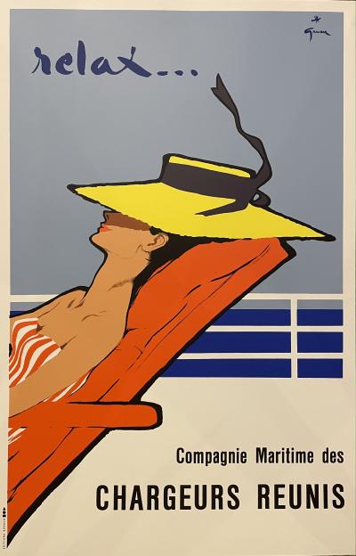 Rene Gruau - Relax, 1973 - Sérigraphie 2