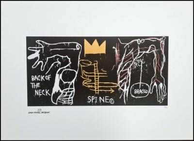 JEAN-MICHEL BASQUIAT (d’après) - Dos du cou - Sérigraphie 2