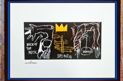 JEAN-MICHEL BASQUIAT (d’après) - Dos du cou - Sérigraphie 2